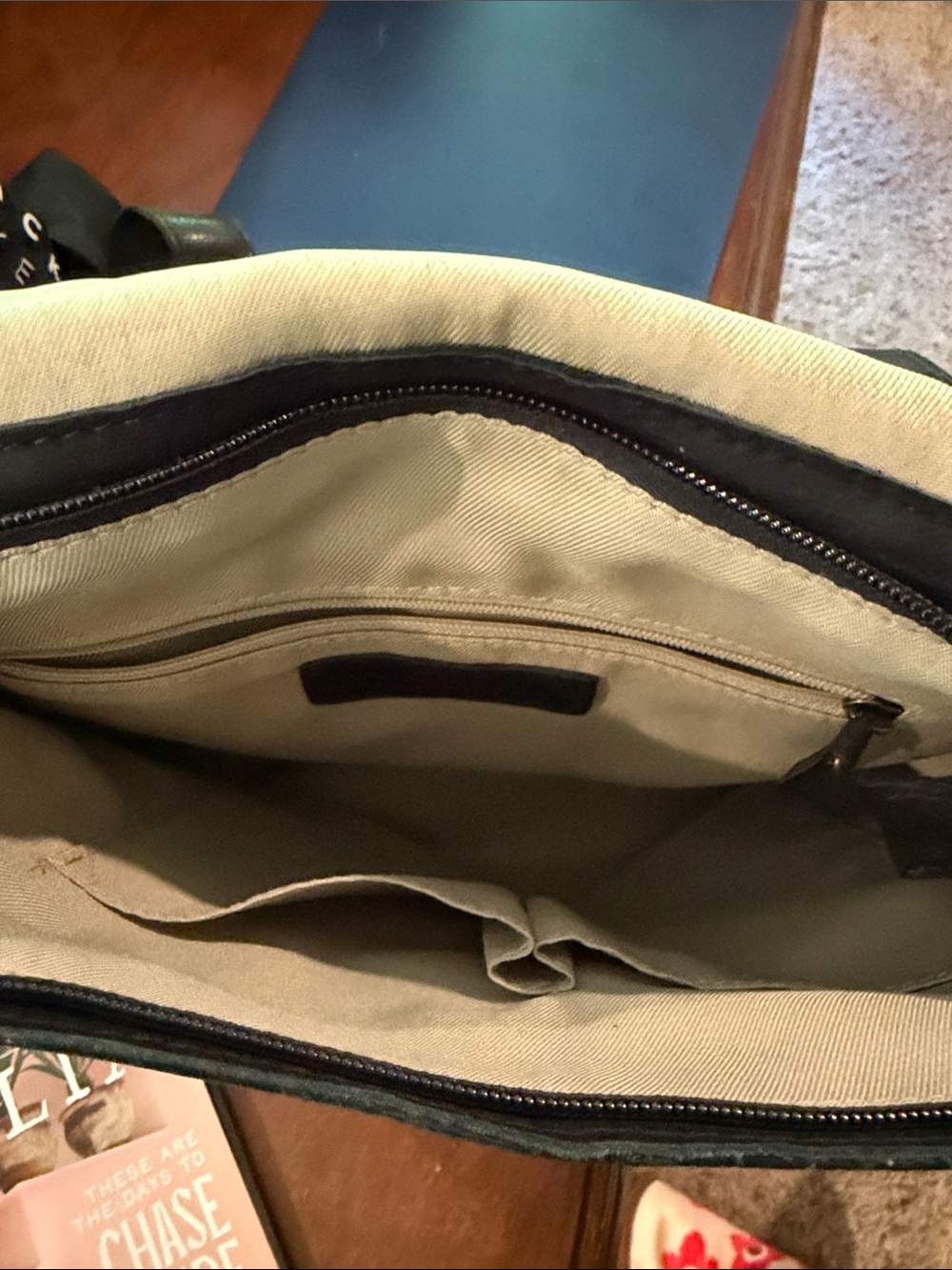 American Leather Company Black Leather Backpack with Dust Bag - Picture 5 of 6